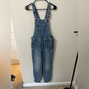 Denim overalls